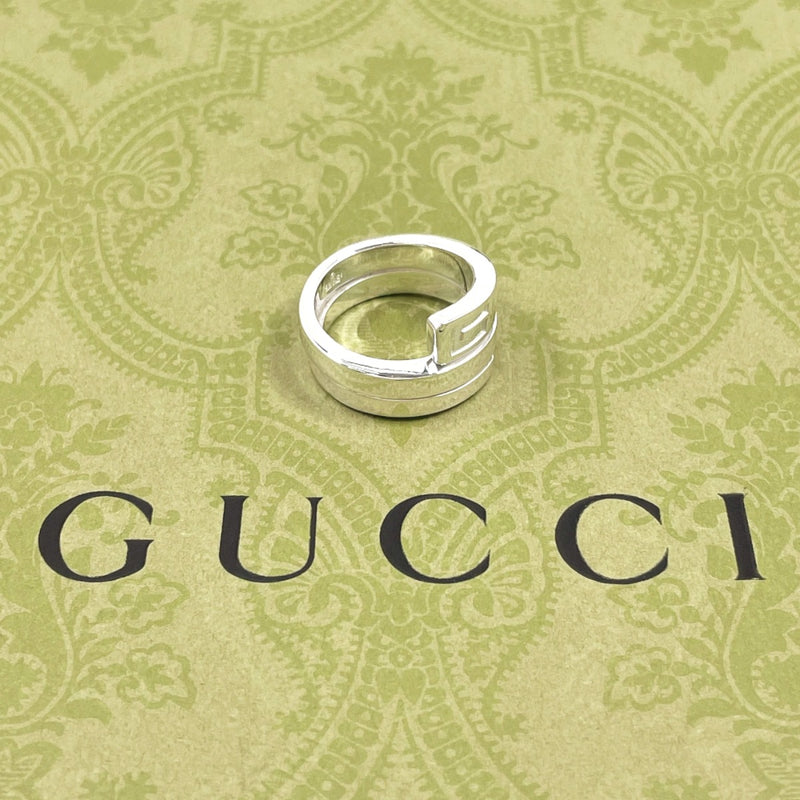 GUCCI Ring Spiral G logo snake Silver925 #US 5 1/2 Silver Women Second hand