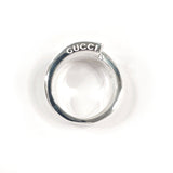 GUCCI Ring Spiral G logo snake Silver925 #US 5 1/2 Silver Women Second hand