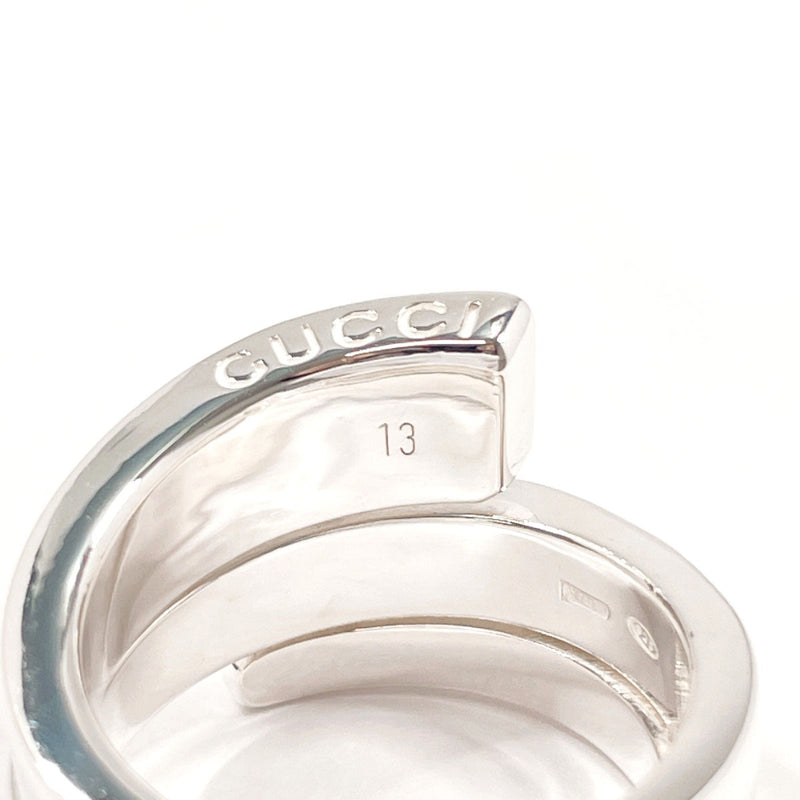 GUCCI Ring Spiral G logo snake Silver925 #US 5 1/2 Silver Women Second hand