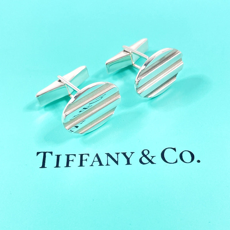 TIFFANY&Co. cuffs Cufflinks Silver925 Silver mens Second hand