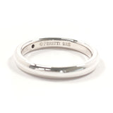 TIFFANY&Co. Ring Stacking band ring Elsa Peretti Silver925/diamond #US 4 3/4 Silver Women Second hand