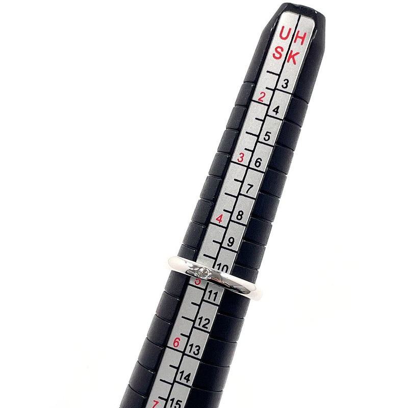 TIFFANY&Co. Ring Stacking band ring Elsa Peretti Silver925/diamond #US 4 3/4 Silver Women Second hand