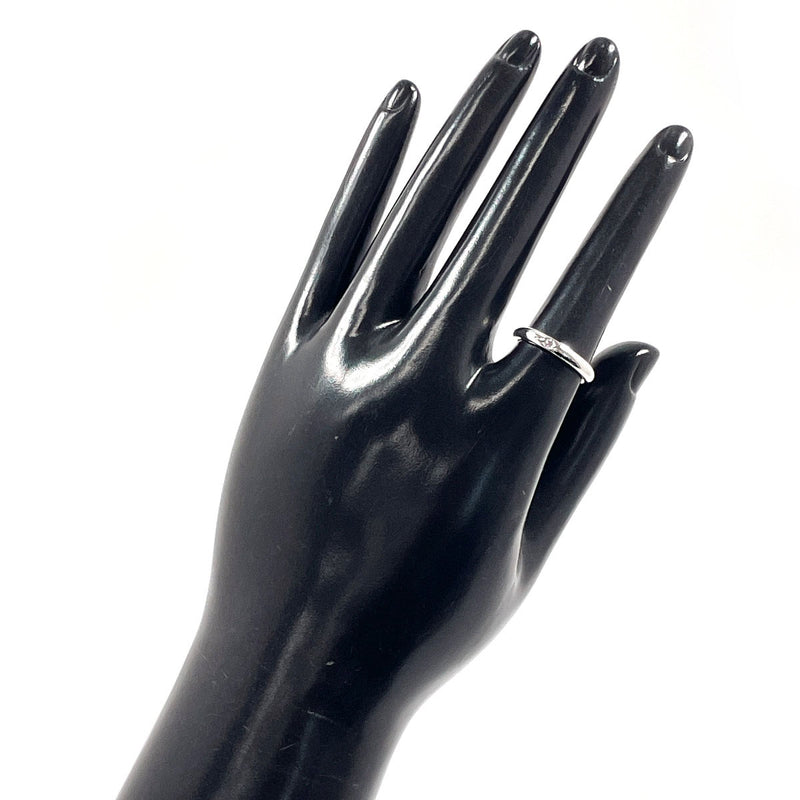 TIFFANY&Co. Ring Stacking band ring Elsa Peretti Silver925/diamond #US 4 3/4 Silver Women Second hand