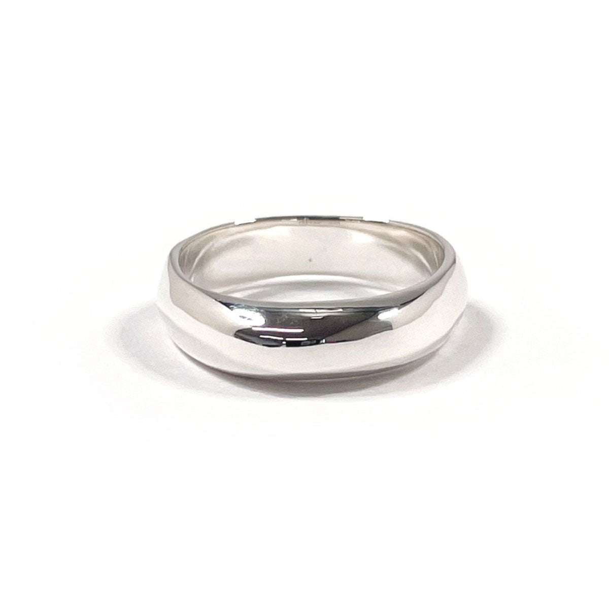 Tiffany & Co. ナイフエッジリング ポーチ付き19号 TIFFANY&Co. Ring Knife edge Silver925 #US 4 3/4 Silver Women