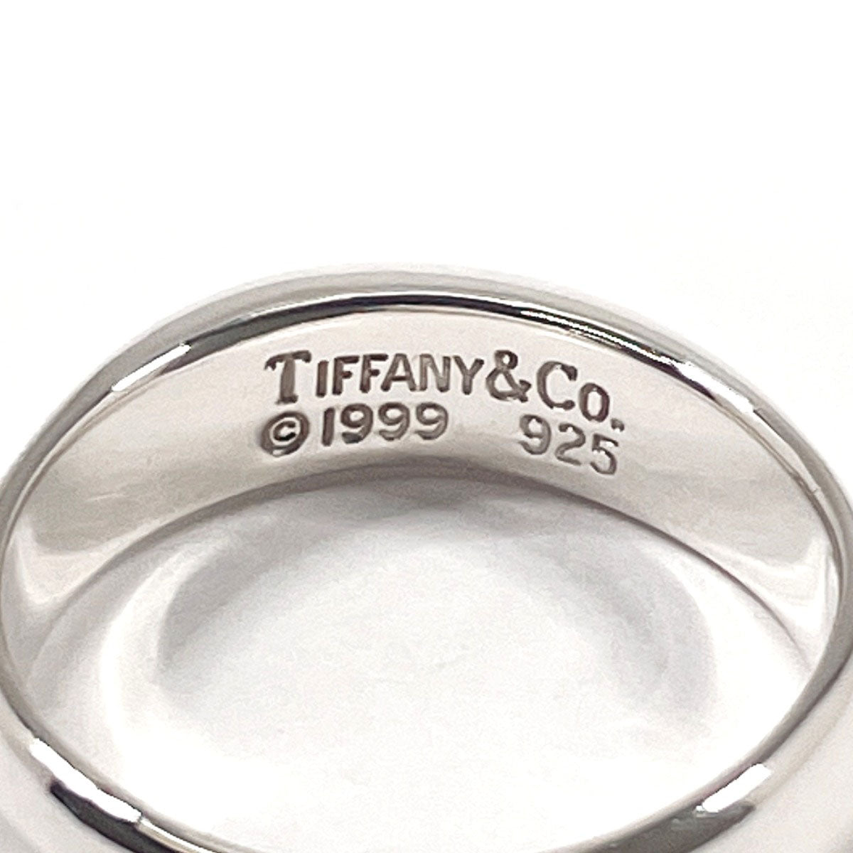 Tiffany & Co. ナイフエッジリング ポーチ付き19号 中古・古着通販】Tiffany & Co. (ティファニー) ナイフエッジリング