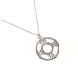TIFFANY&Co. Necklace Atlas Open Medallion Silver925 Silver unisex Second hand