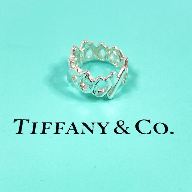 TIFFANY&Co. Ring Love & kiss Paloma Picasso Silver925 #US 4 3/4 Silver Women Second hand