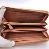 PRADA purse 1M0506 Round zip Safiano leather pink Women Used
