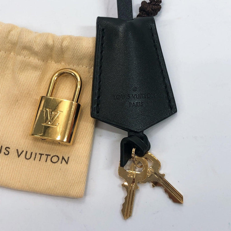 Louis Vuitton LV Padlock Key Holder Gold Silver Metal