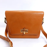 MCM Shoulder Bag leather Brown Women Used