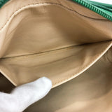 HUNTING WORLD Shoulder Bag leather green gold Women Used - JP-BRANDS.com