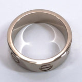 CARTIER Ring love ring K18 white gold 11 Silver Women Used - JP-BRANDS.com