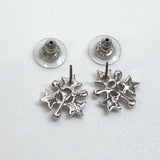 SWAROVSKI earring Star motif Swarovski/metal Silver Women Used