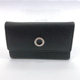 BVLGARI key holder Bulgari Bulgari leather black unisex Used - JP-BRANDS.com
