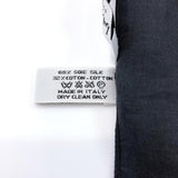 Christian Dior scarf Baby dior silk/cotton black white unisex Used - JP-BRANDS.com