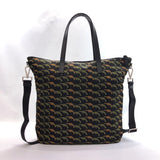 PRADA Tote Bag B4696P 2way Nylon/leather multicolor black unisex Used