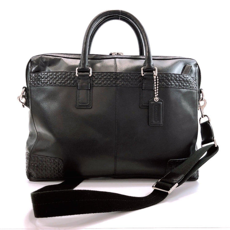 COACH Business bag F70454 leather black mens Used - JP-BRANDS.com