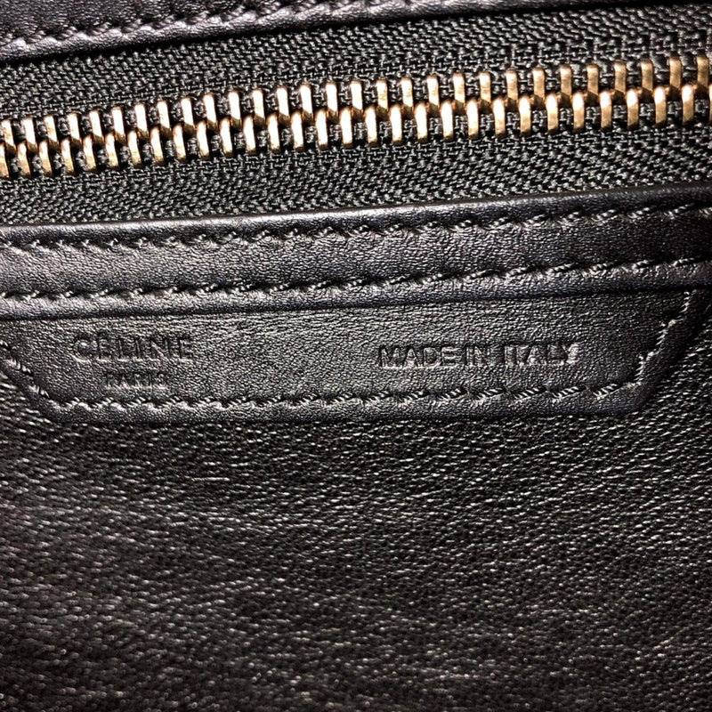 CELINE Handbag 165213HSC.38NO Mini shopper Luggage leather black Women Used - JP-BRANDS.com