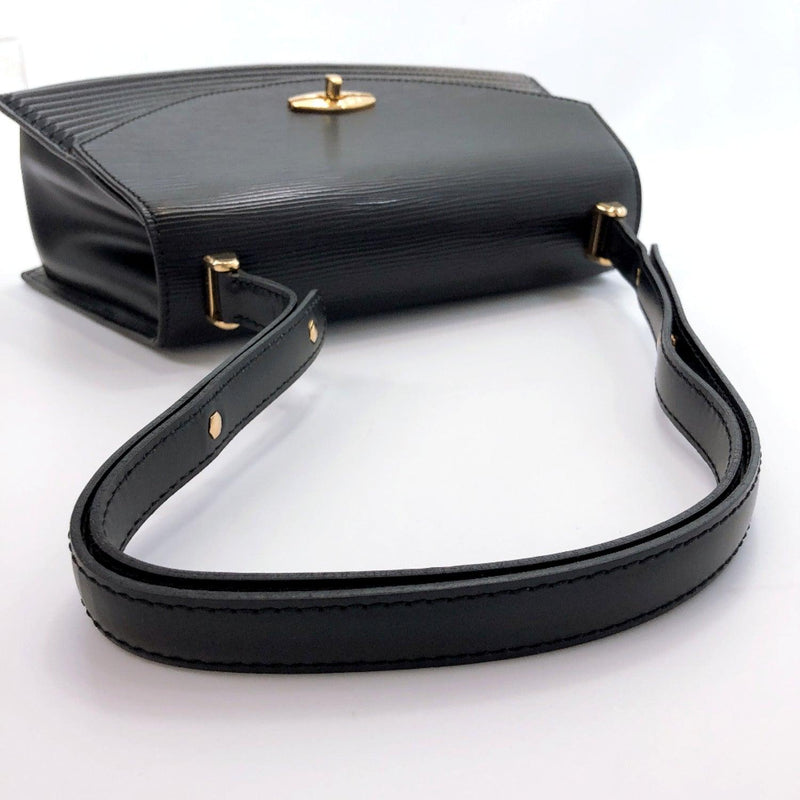 Auth LOUIS VUITTON Epi Tilsitt Noir M52482 LV Hand Bag Black Leather mr-7