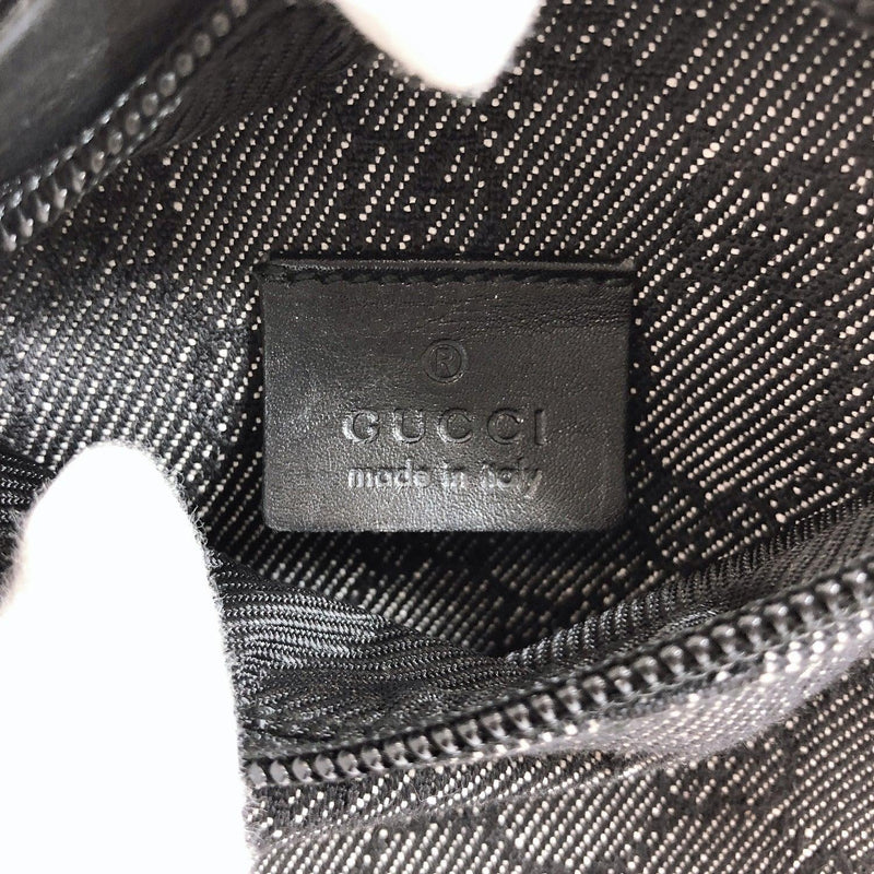 GUCCI body bag 28566 GG canvas black mens Used - JP-BRANDS.com