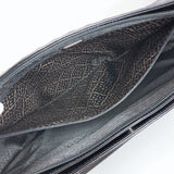 BALLY Shoulder Bag canvas black Silver Women Used - JP-BRANDS.com