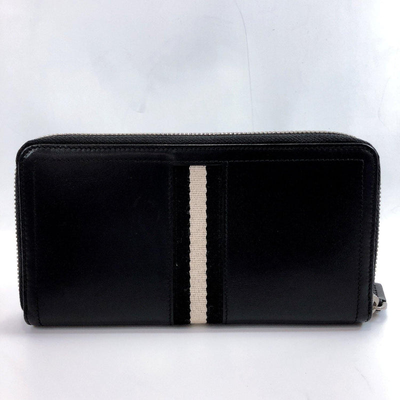 BALLY purse Round zip TASYO leather black mens Used - JP-BRANDS.com