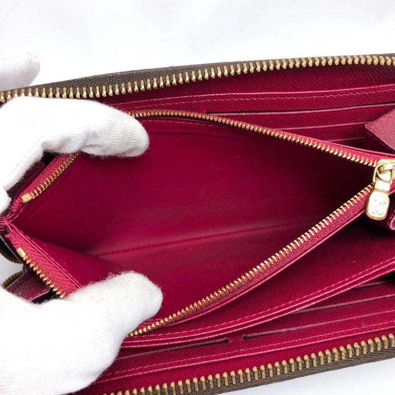 Louis Vuitton womens wallet monogram/red