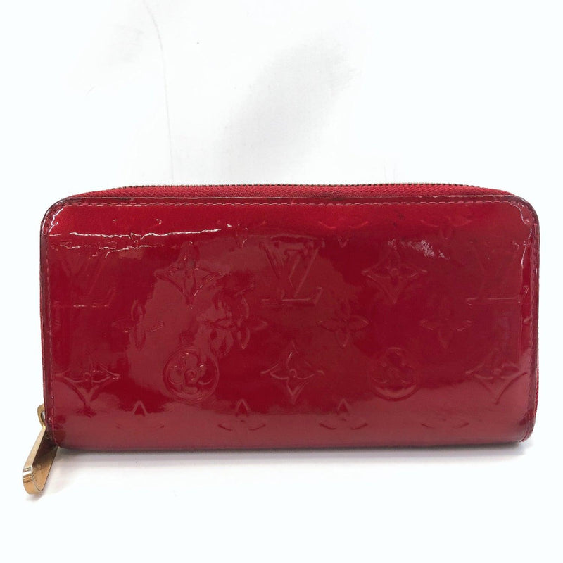 LOUIS VUITTON purse M90417 Zippy wallet Zip Around Monogram Vernis Red Women Used - JP-BRANDS.com