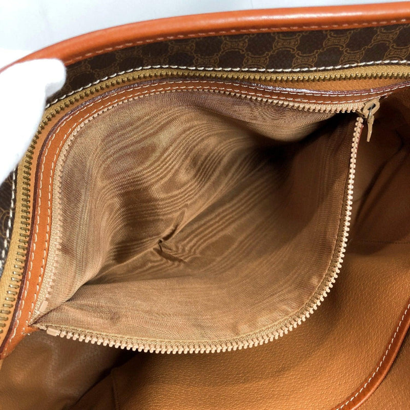 CELINE Tote Bag M94 vintage Macadam PVC Brown Women Used – JP