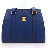 CELINE Shoulder Bag DM95 vintage leather blue Women Used - JP-BRANDS.com