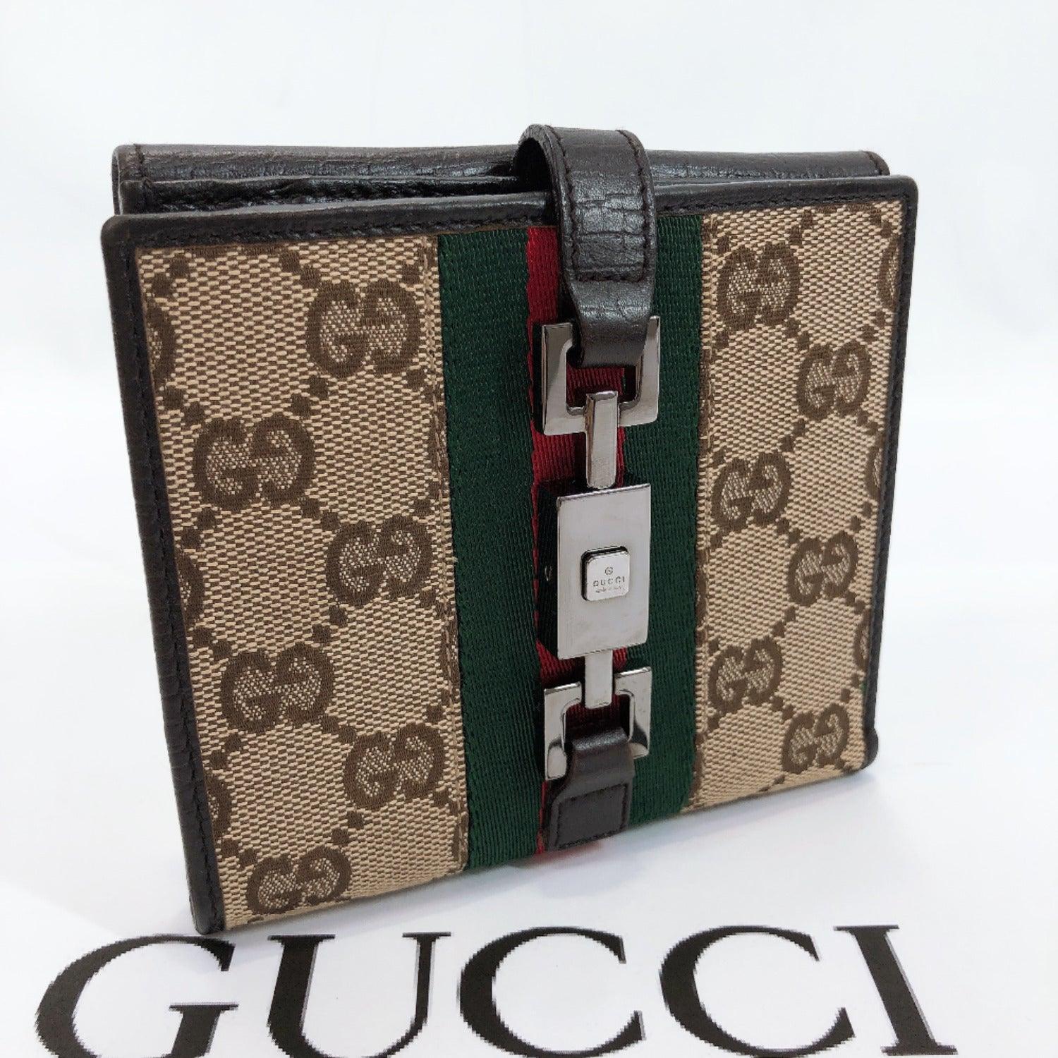 AUTHENTIC VINTAGE Gucci Wallet W Hook Sherry Line Hus… - Gem