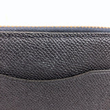 COACH purse 52372 Zip Around leather Navy Gold Hardware Women Used - JP-BRANDS.com