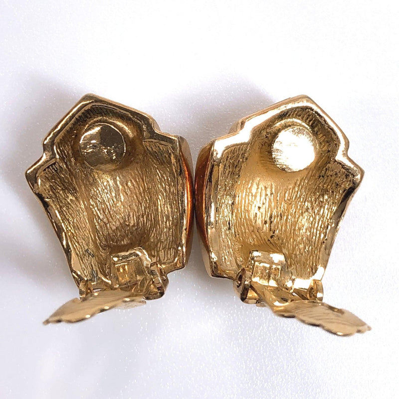 Christian Dior Earring Rhinestone metal gold Women Used - JP-BRANDS.com