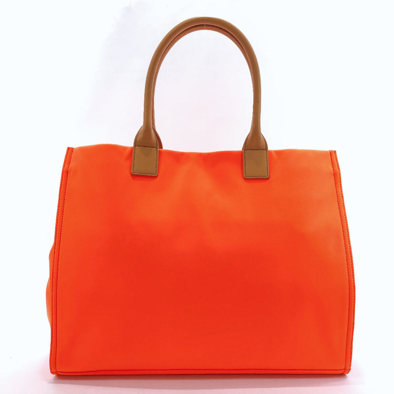 Tory Burch Tote Bag 21149559 Nylon/leather Orange Women Used