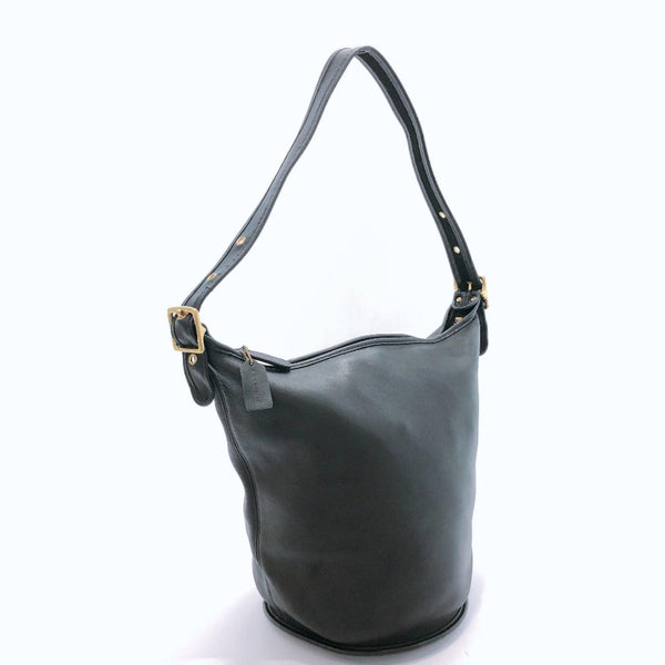 COACH Shoulder Bag Old coach leather black Women Used – JP-BRANDS.com