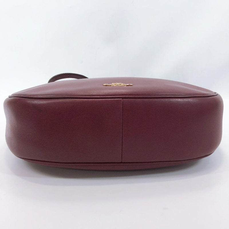COACH Shoulder Bag 54446 2way Nomad Crossbody leather wine-red Women U –