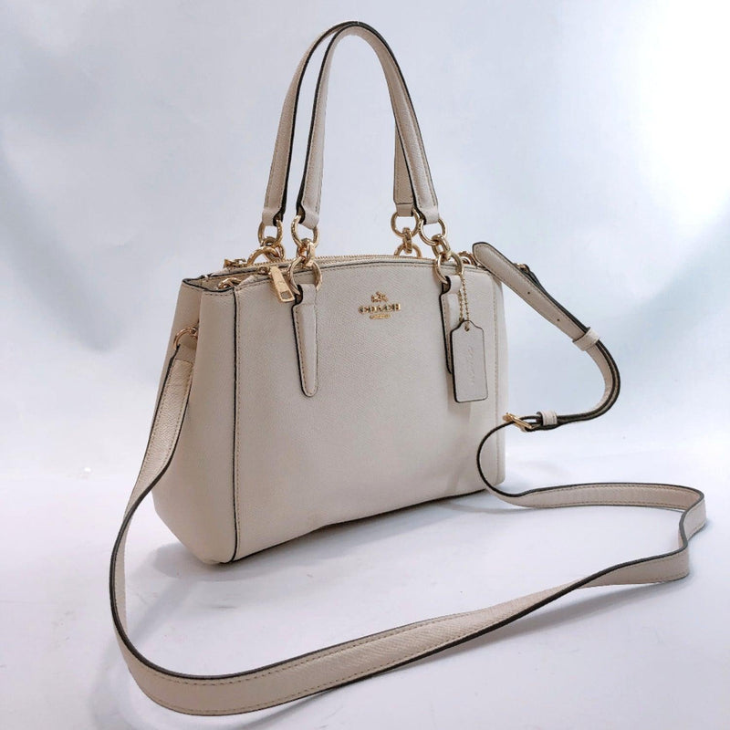 Coach white alma bag, Women's Fashion, Bags & Wallets, Tote Bags