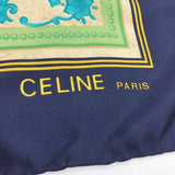 CELINE scarf silk blue mens Used - JP-BRANDS.com