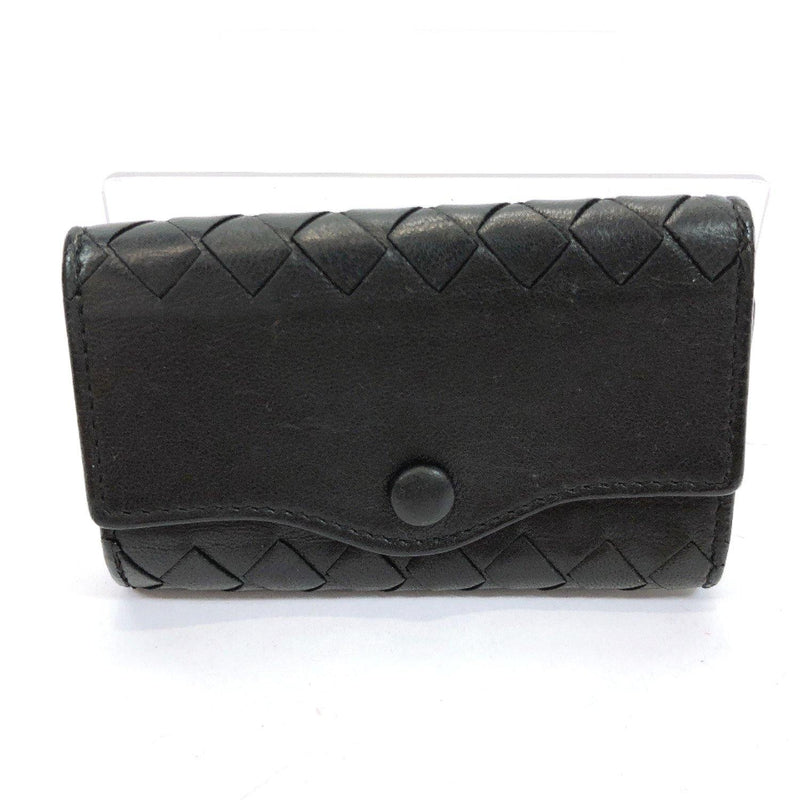BOTTEGAVENETA key holder Intrecciato 5 hooks leather black unisex Used - JP-BRANDS.com