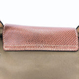 Longchamp Tote Bag 1623 370 A23 NY only Nylon khaki Women Used - JP-BRANDS.com