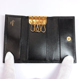 CARTIER key holder leather black unisex Used - JP-BRANDS.com