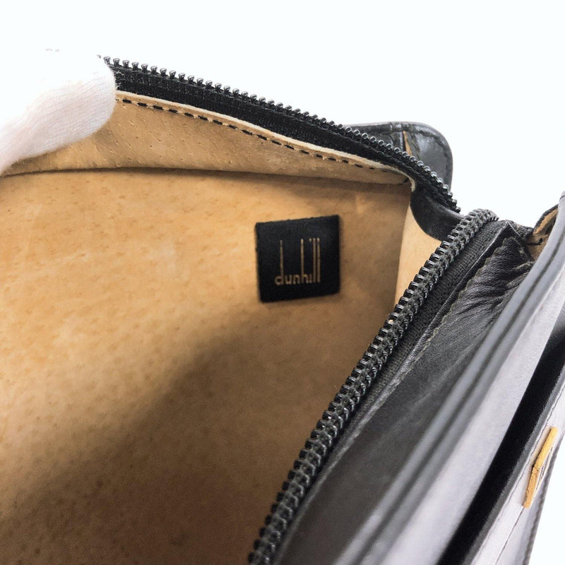 Dunhill Clutch bag leather black mens Used - JP-BRANDS.com