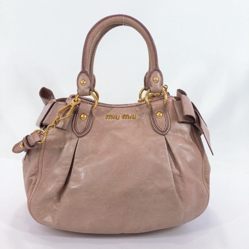 MIU MIU Pink Leather 2-Way Bag - NETT PRICE_Others_BRANDS_MILAN