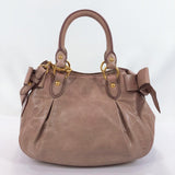 Miu Miu Shoulder Bag RN0818 2way leather pink Women Used - JP-BRANDS.com