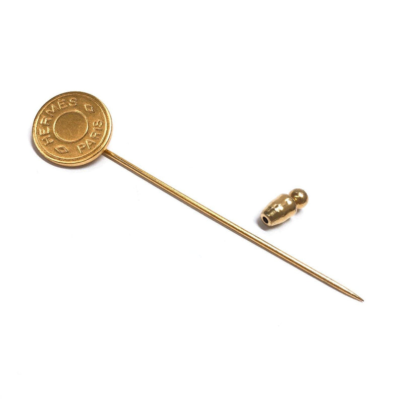 HERMES Brooch Serie Pin type metal gold Women Used - JP-BRANDS.com