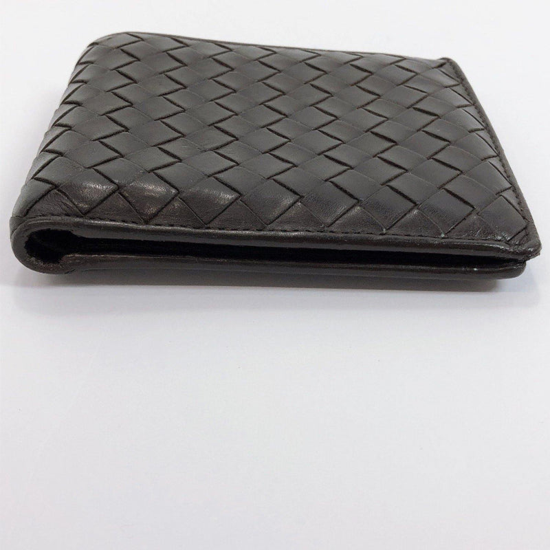BOTTEGAVENETA wallet Bill Compartment Intrecciato leather Brown mens Used - JP-BRANDS.com
