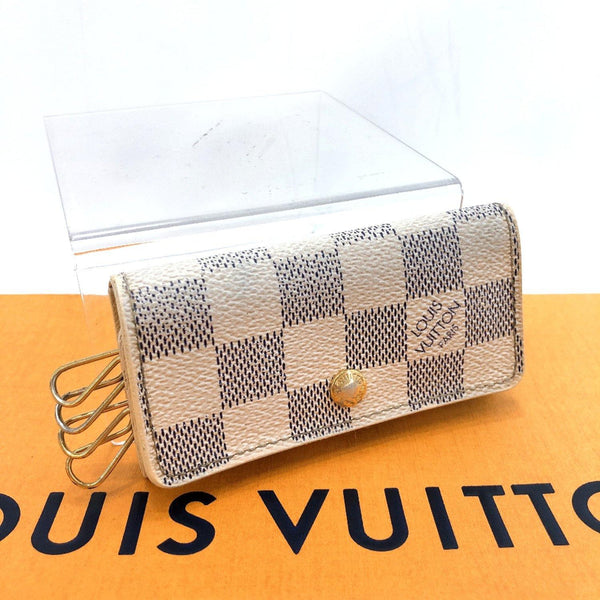 Louis Vuitton Damier Azur Canvas 4 Key Holder Louis Vuitton