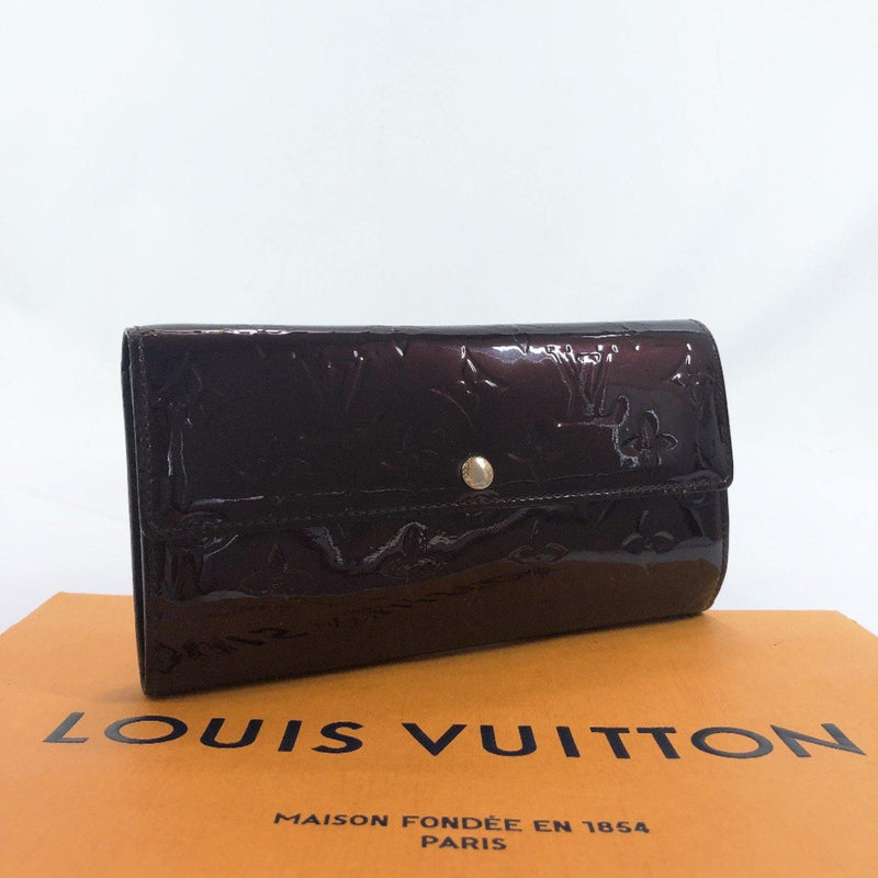 Louis Vuitton Purple Monogram Vernis Sarah Wallet Louis Vuitton