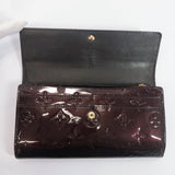 LOUIS VUITTON purse M93524 Portefeiulle Sarah Monogram Vernis Purple (amarant) Women Used - JP-BRANDS.com