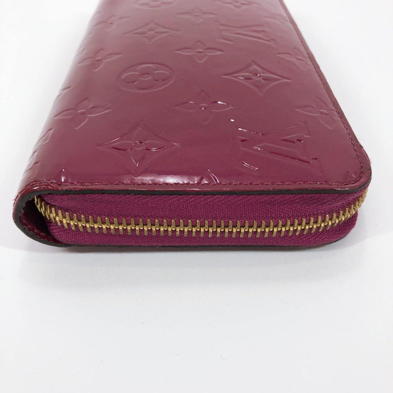 LOUIS VUITTON purse M61379 Zippy wallet Monogram Vernis purple gold Women Used - JP-BRANDS.com